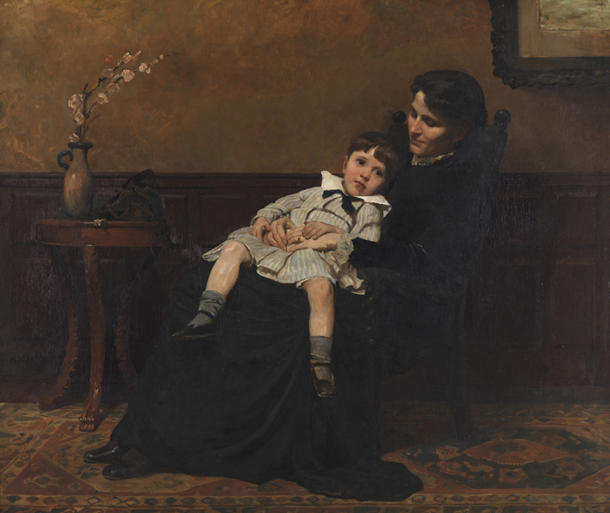Les derniers jours d’enfance (The last days of infancy) by Cecilia Beaux, 1883-1885