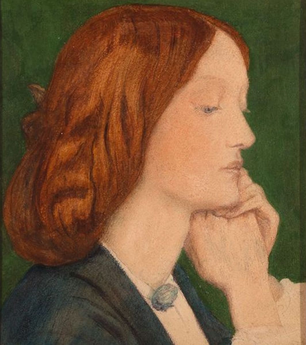 Elizabeth Siddal by Dante Gabriel Rossetti, 1852