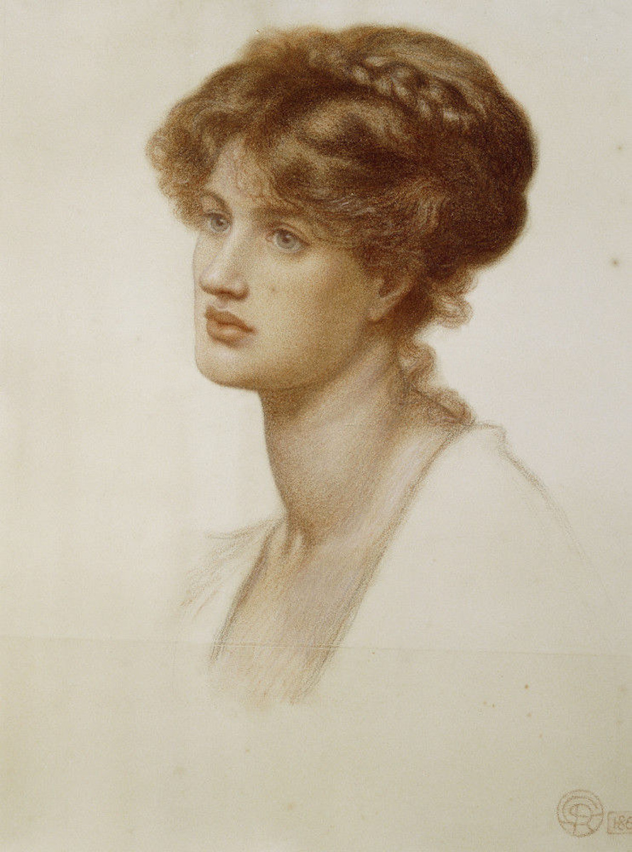 Portrait of Marie Spartali Stillman by Dante Gabriel Rossetti, 1869