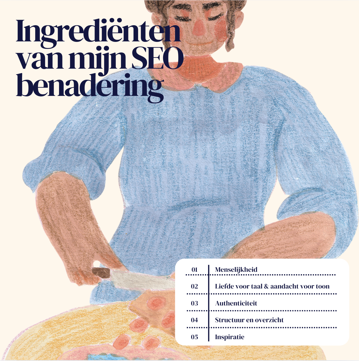 ingrediënten van mijn SEO benadering | Isabel Dröge
