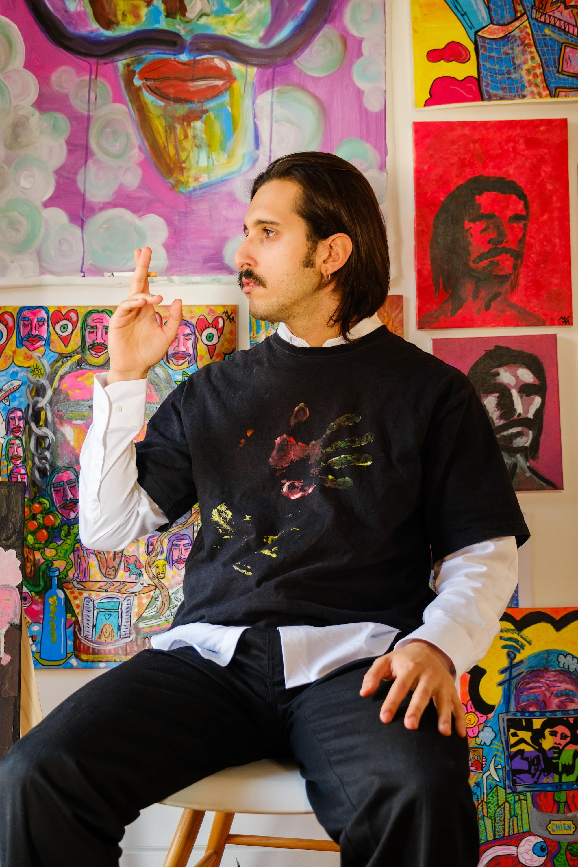 Photoshoot of Jaime and Mathilde, founders of KAMA Collection, by Isabel Dröge, with Fujifilm X-T4