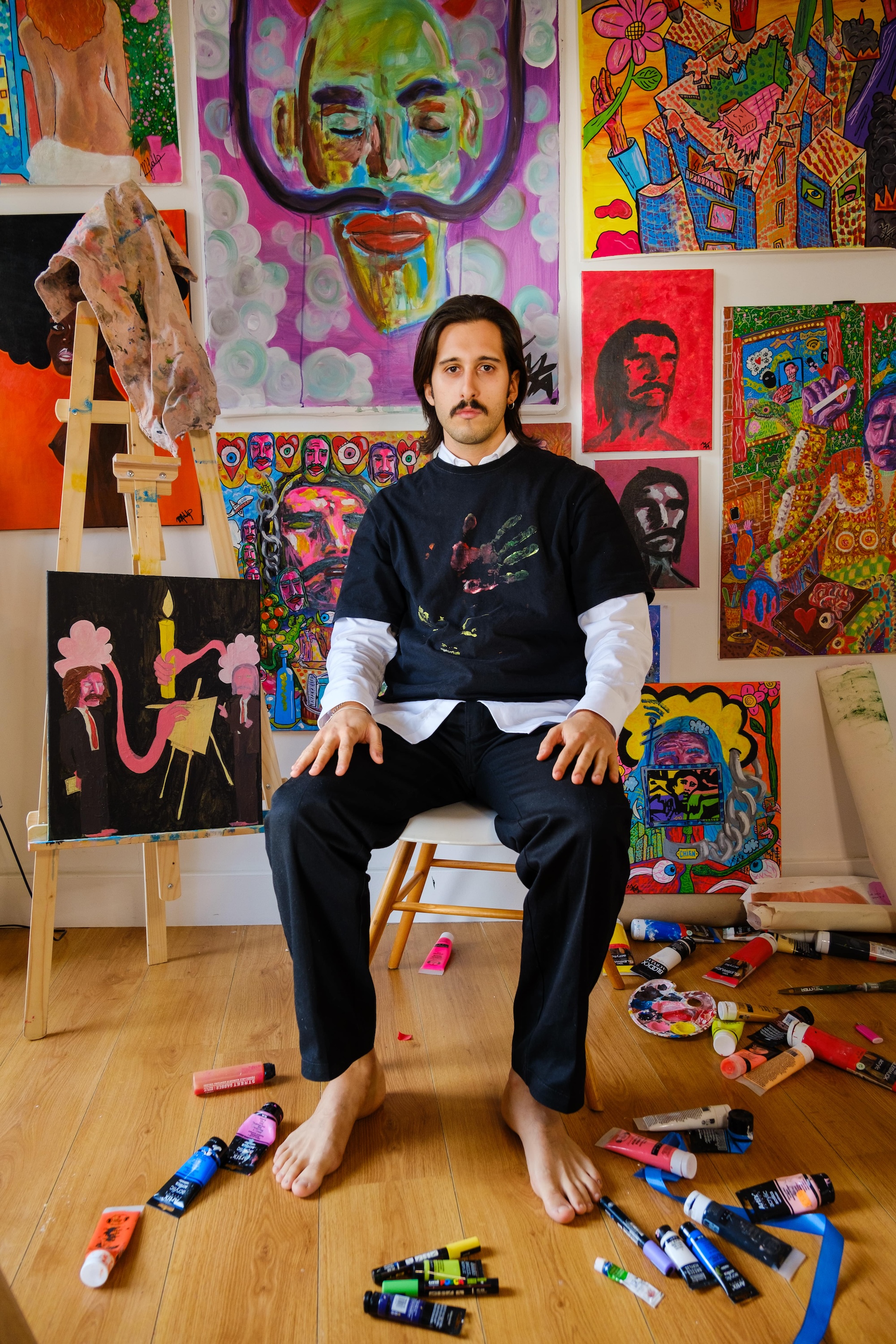 Photoshoot of Jaime and Mathilde, founders of KAMA Collection, by Isabel Dröge, with Fujifilm X-T4