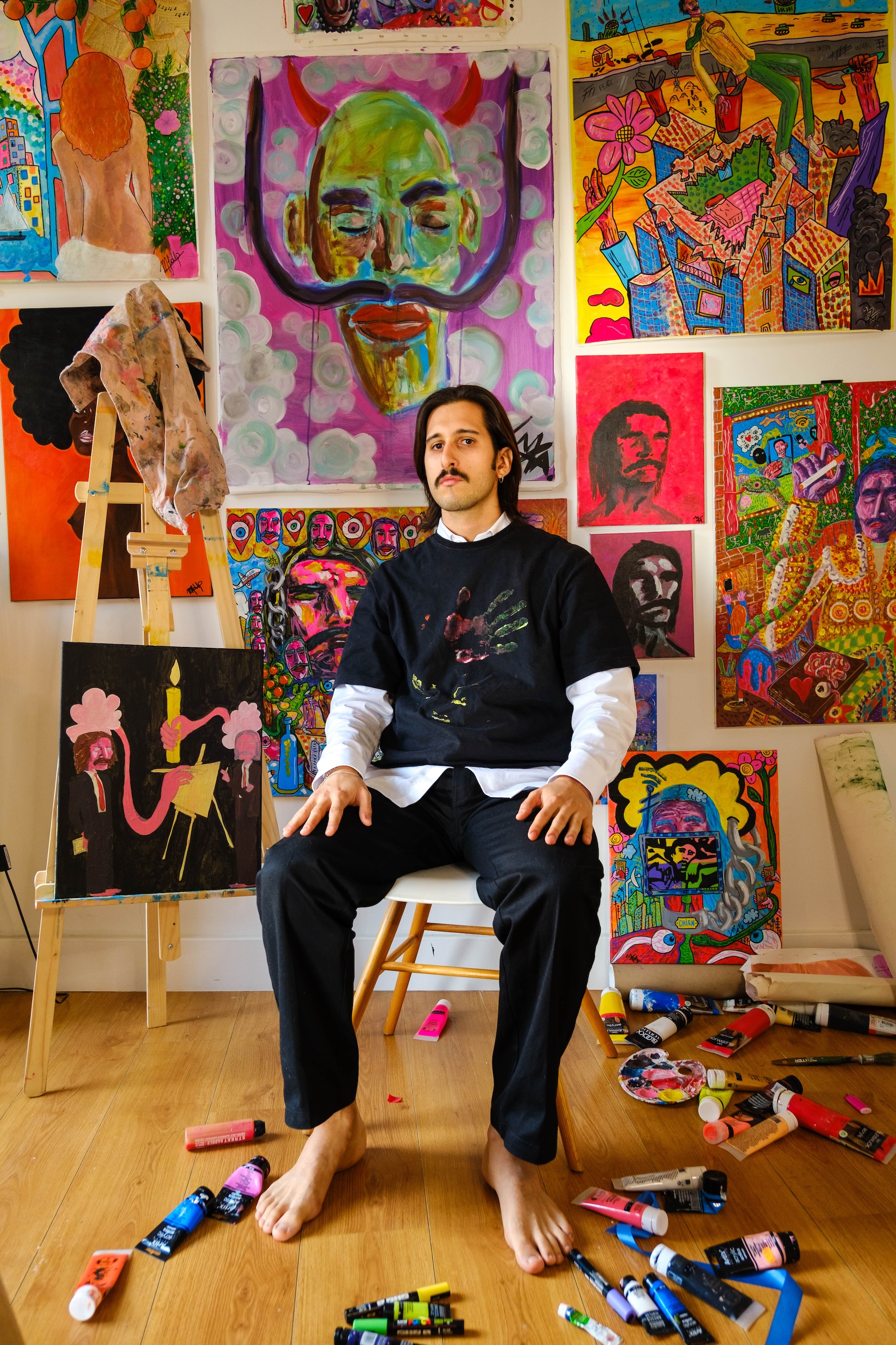 Photoshoot of Jaime and Mathilde, founders of KAMA Collection, by Isabel Dröge, with Fujifilm X-T4