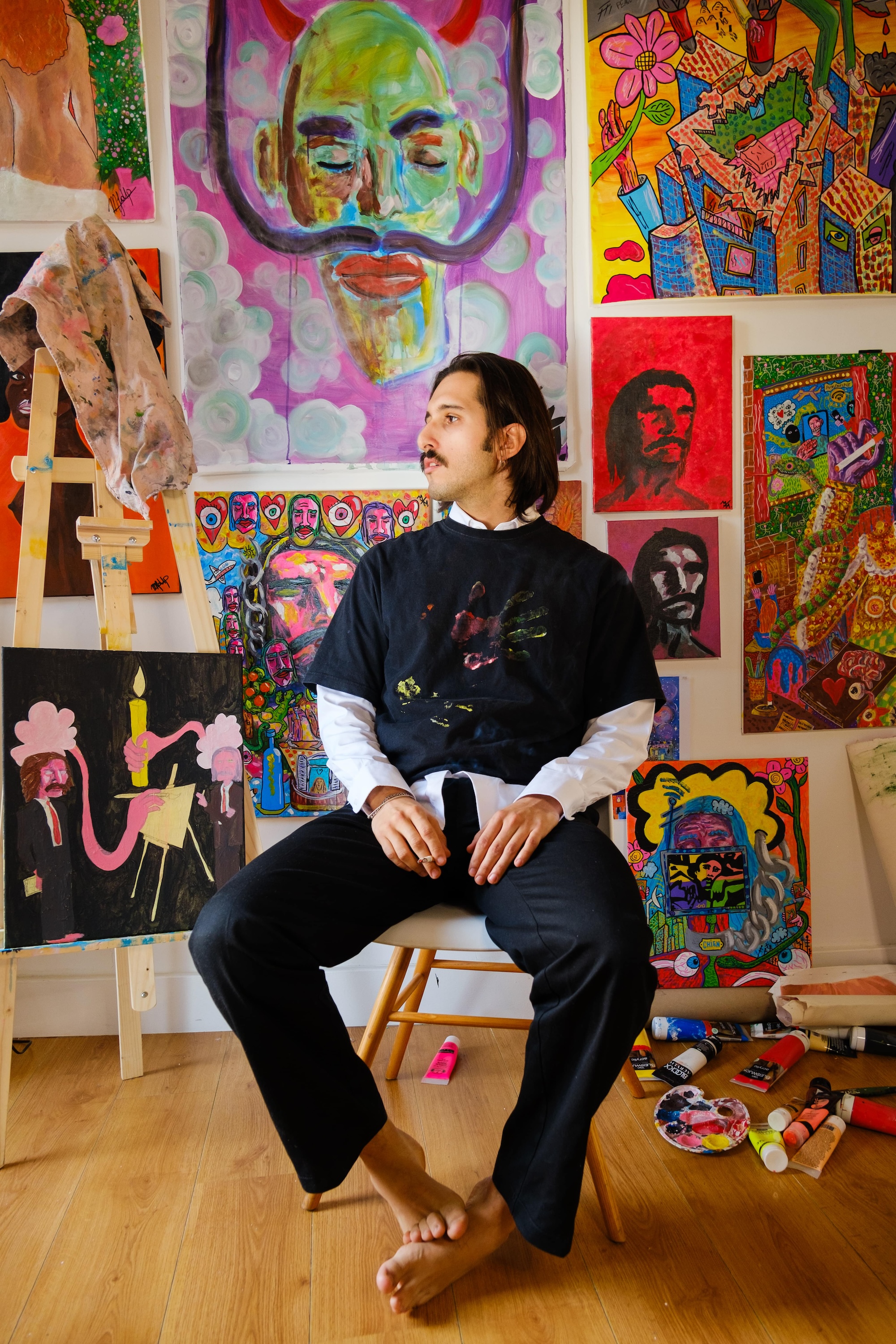 Photoshoot of Jaime and Mathilde, founders of KAMA Collection, by Isabel Dröge, with Fujifilm X-T4