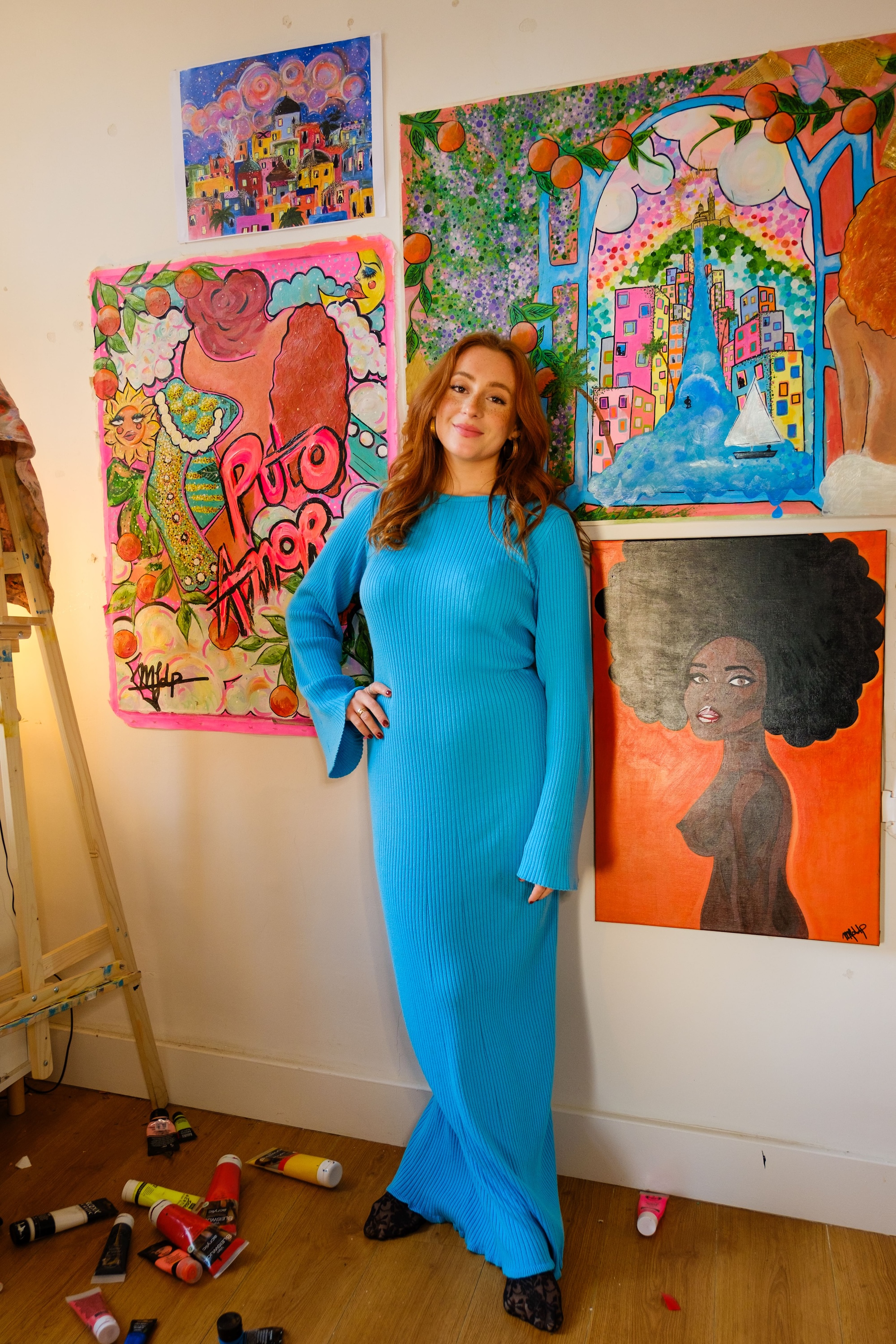 Photoshoot of Jaime and Mathilde, founders of KAMA Collection, by Isabel Dröge, with Fujifilm X-T4