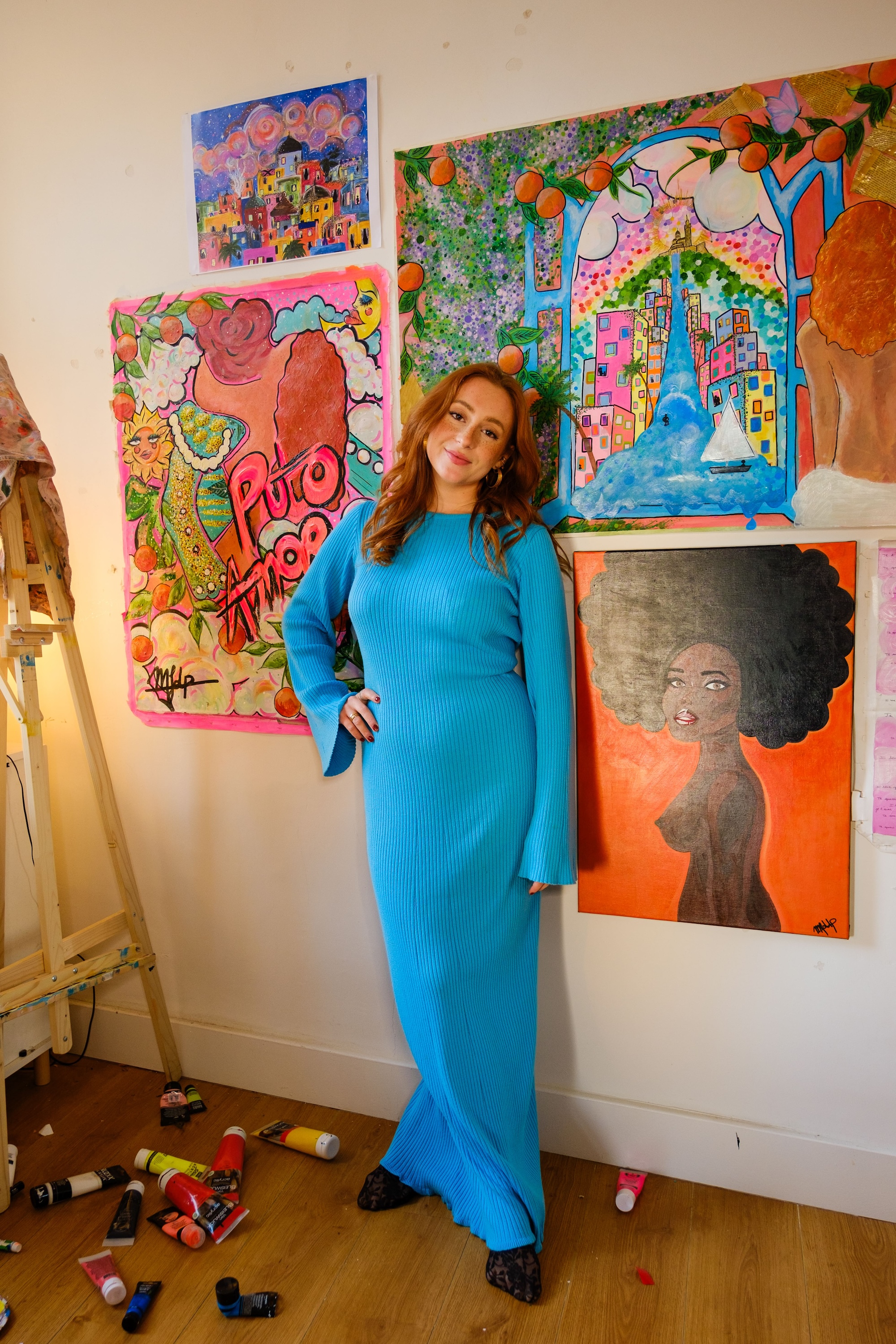 Photoshoot of Jaime and Mathilde, founders of KAMA Collection, by Isabel Dröge, with Fujifilm X-T4