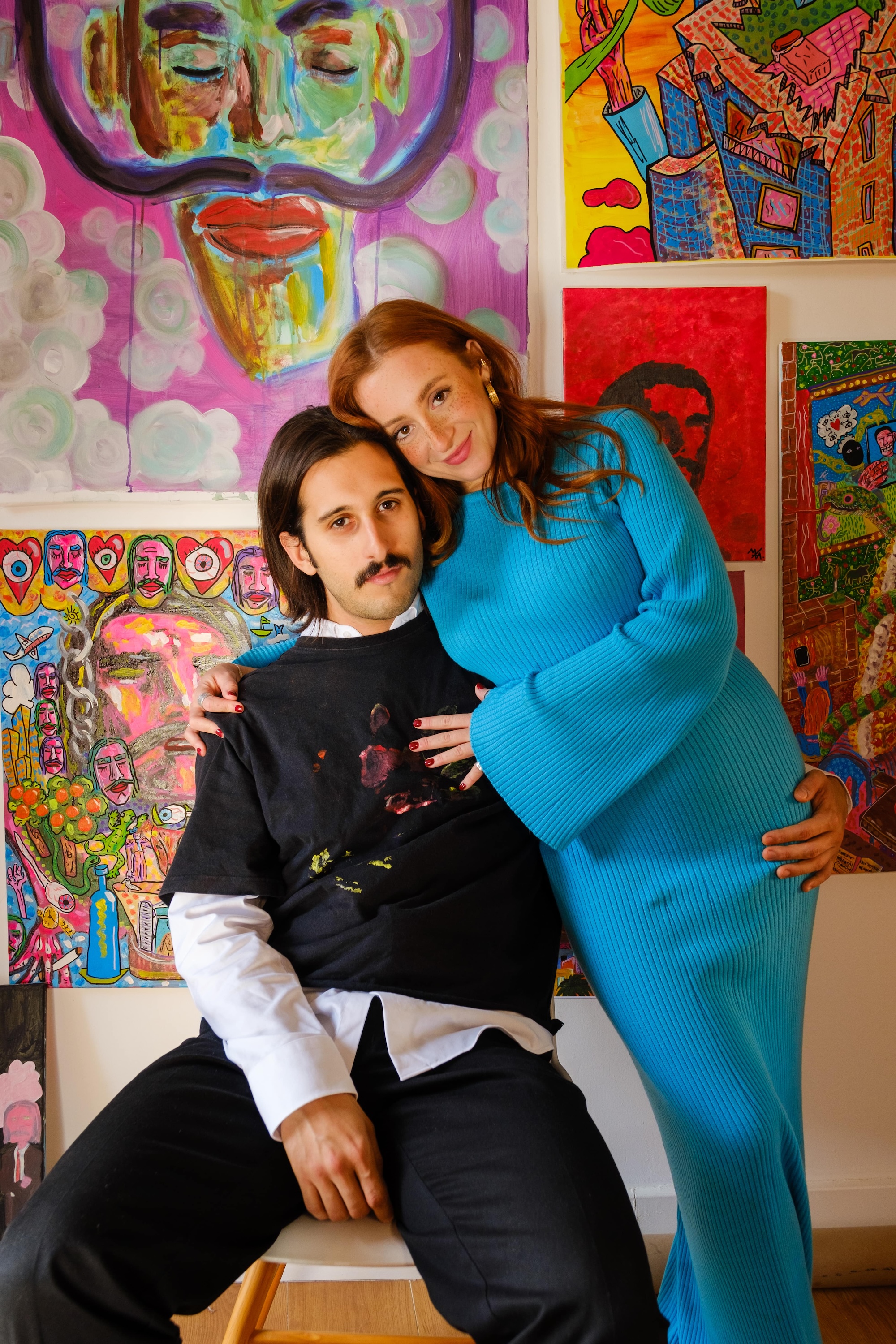 Photoshoot of Jaime and Mathilde, founders of KAMA Collection, by Isabel Dröge, with Fujifilm X-T4