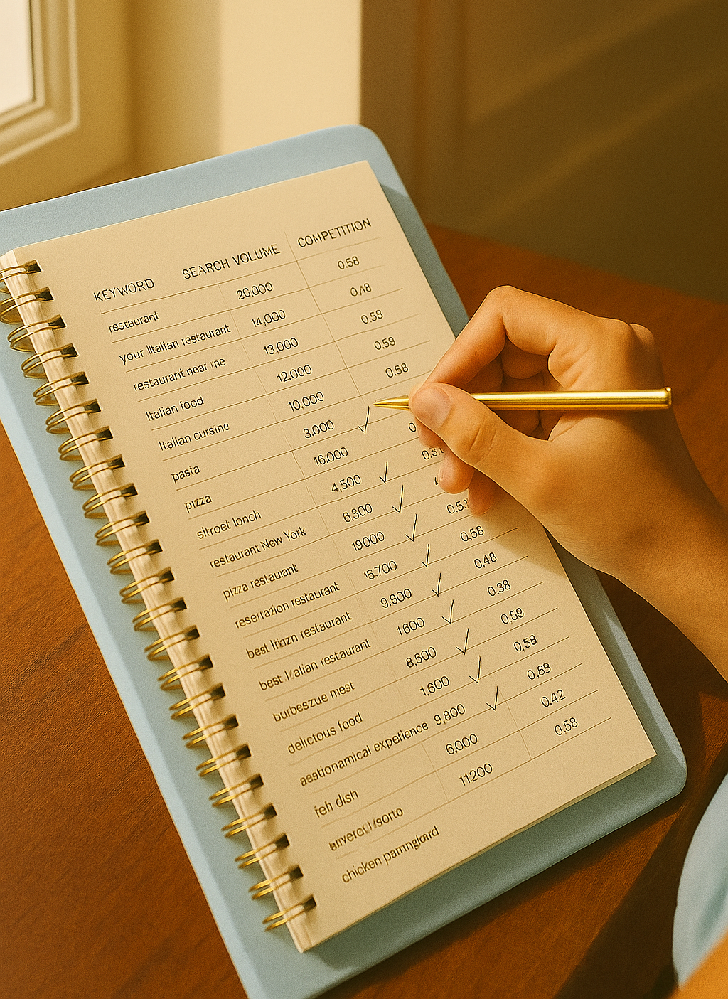 Strategisch kiezen van zoekwoorden