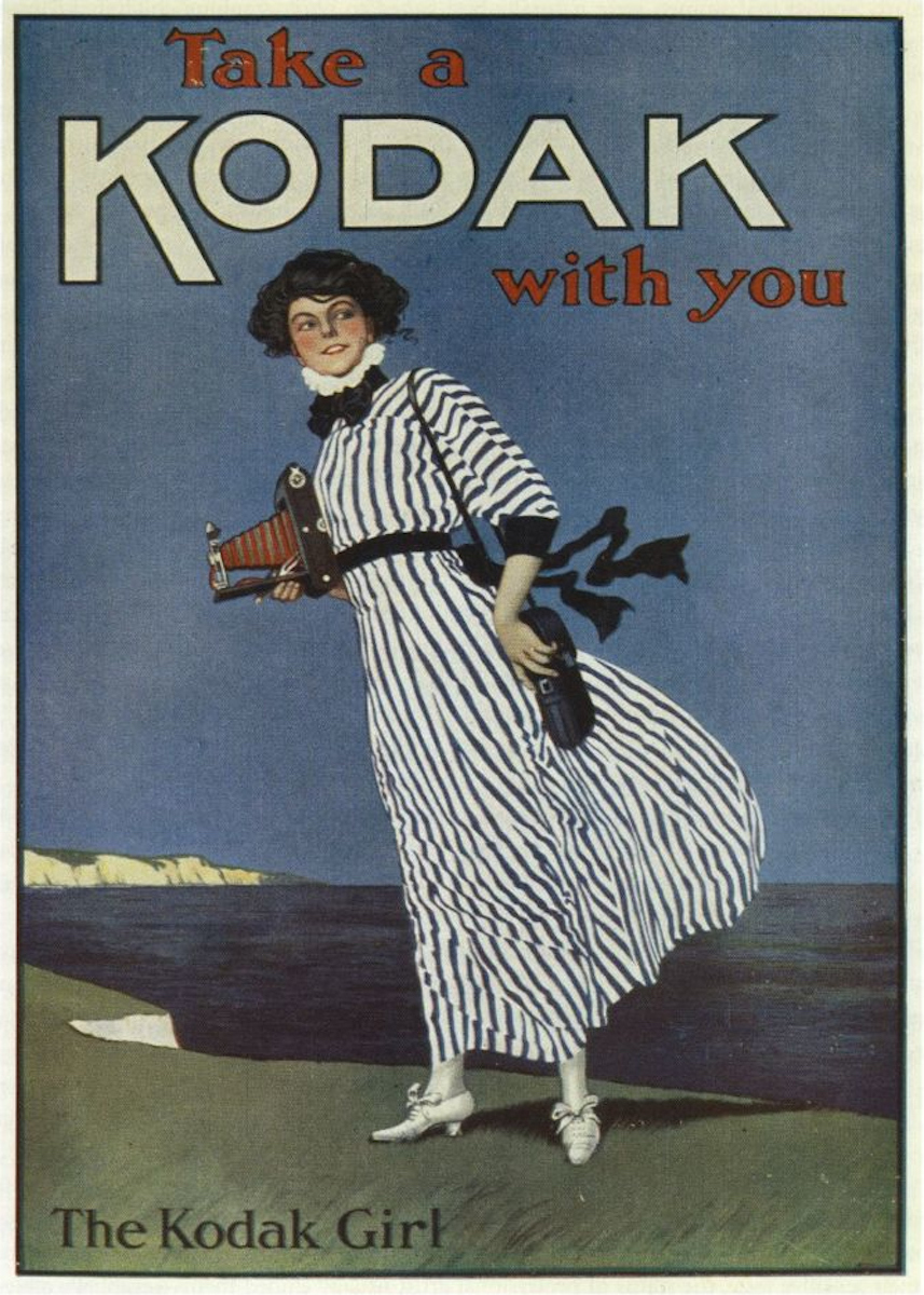 The iconic Kodak advertisement from 1893
